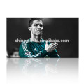 Cristiano Ronaldo Poster/Football Star Canvas Art/Soccer Player Stretched Canvas Art